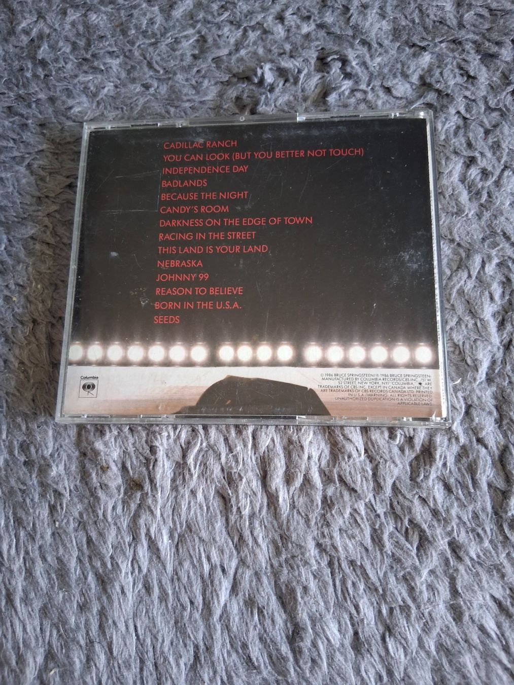 CD: BRUCE SPRINGSTEEN  & THE E STREET BAND   75-85    CD 2 – Usato da Wetzikon ZH venduto da Ramones01 1