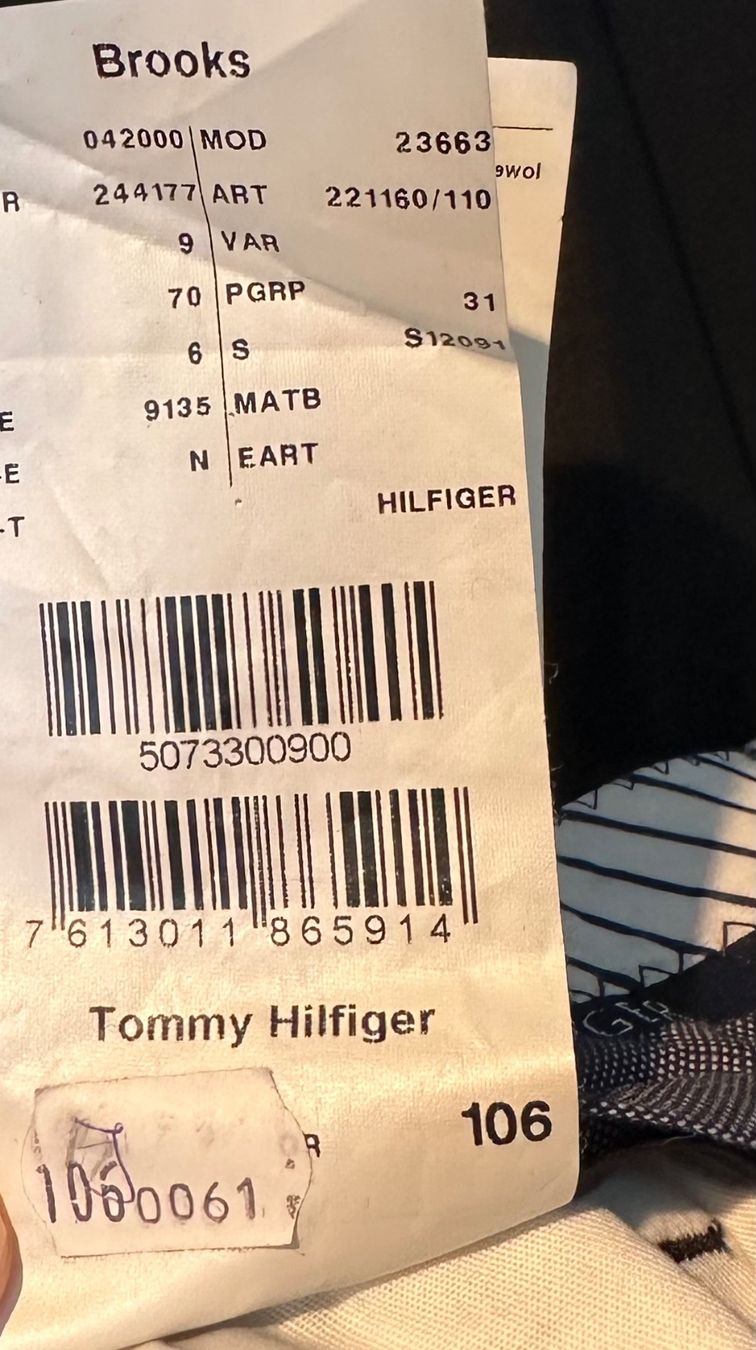 Tommy Hilfiger Completi: TOMMY HILFIGER Anzug – Usato da Zürich venduto da Jony2003 5