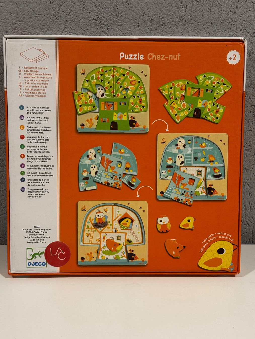 Djeco Puzzle: Puzzle Djeco Chez-nut – Usato da Breganzona venduto da glau20 1