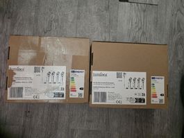 Luminea 4x spots aluminium 12W LS-55 neuf