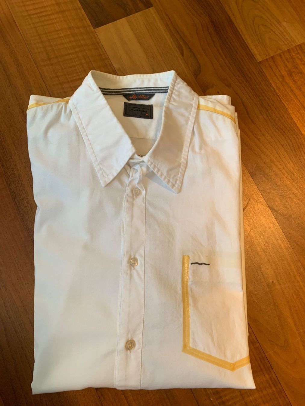 Hugo Boss Camicie: Handcrafted Boss "Orange" Hemd Vintage (Gr. M) – Usato da Rüschlikon venduto da Brixen07 1