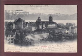 LAUSANNE - Château et Cathédrale - 1903