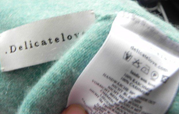 Pullover & Sweatshirts: ca Gr. 34 36 Kaschmir Pulli grünlich-hellbau Farbton s.Masse – Gebraucht aus Basel von FRAU.ZAUBER.MOND 4