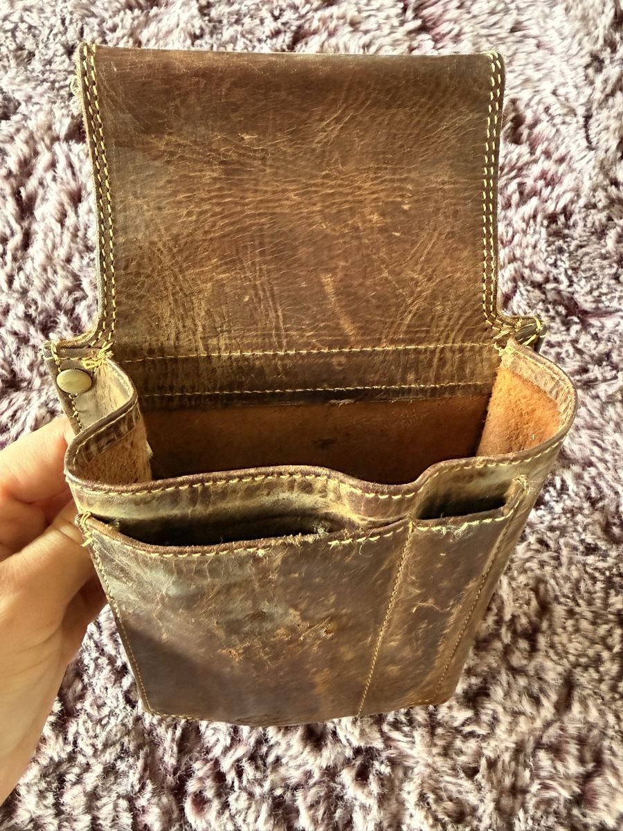 Taschen: Kellner Leder Brieftasche; Oderman- und Druckertasche – Gebraucht aus Samnaun-Compatsch von obe_8hyy 7