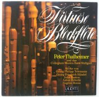 LP Vinyl Virtuose Blockflöte, P. Thalheimer, 1980