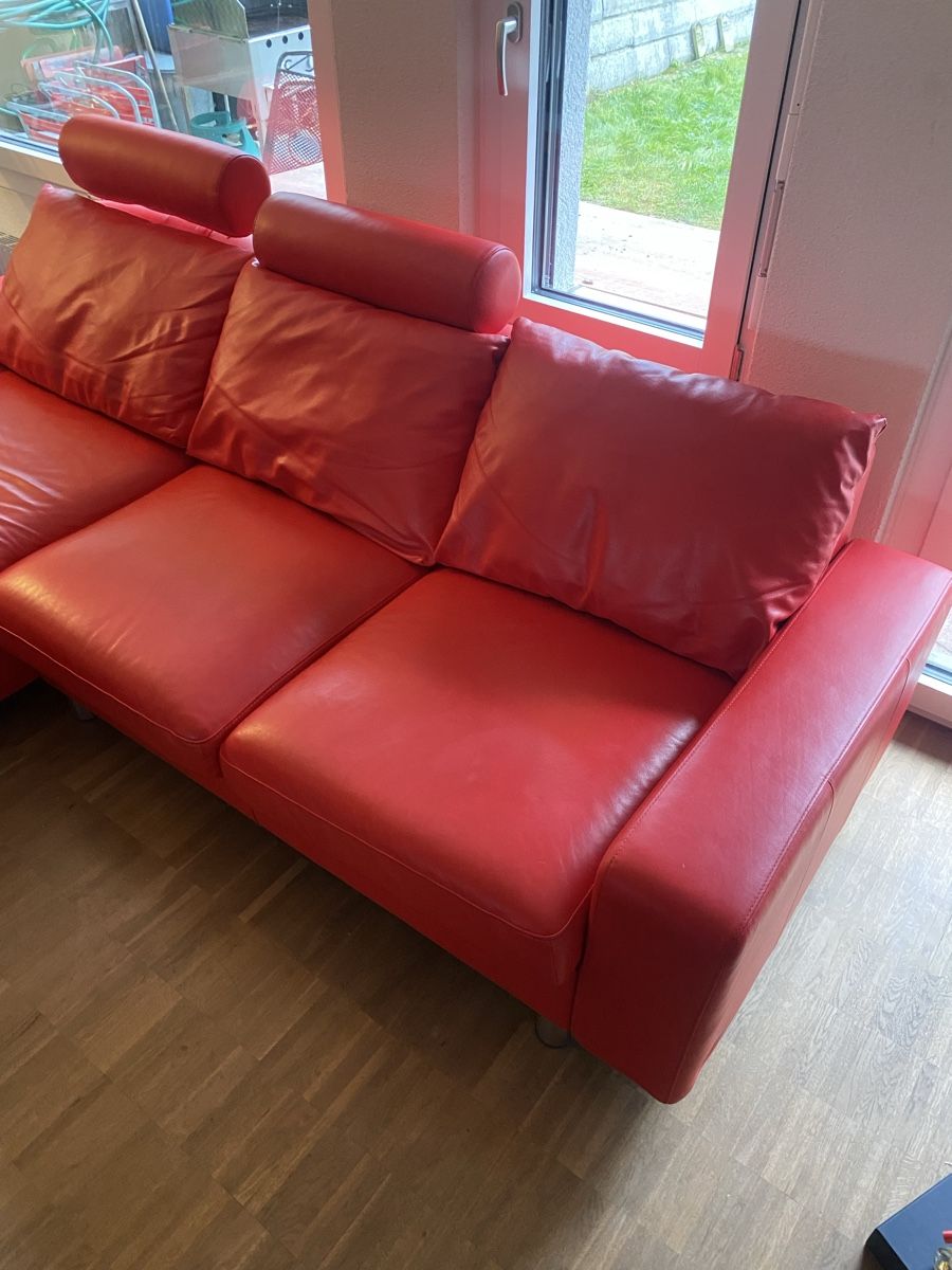 Stressless Divani: Stressless Sofa EMMA Echtleder – Usato da Hochdorf venduto da pajo67 1