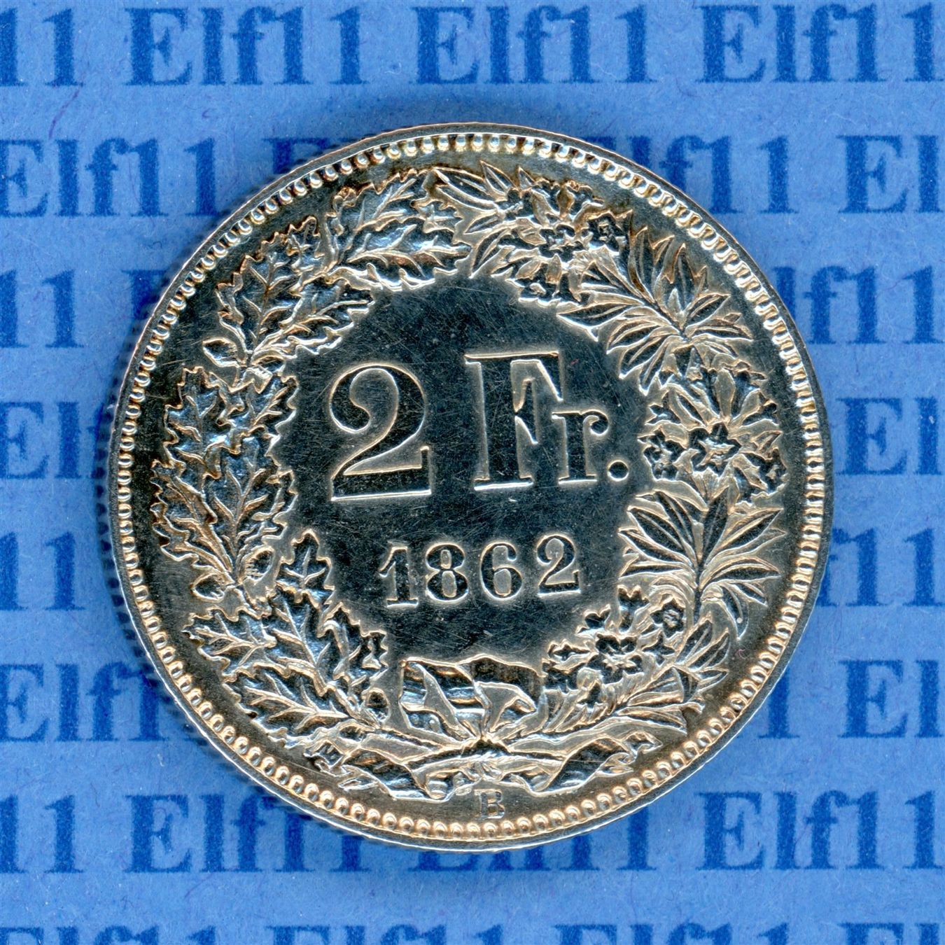 Tutti le monete: CHF___2.00 1862 unz-stgl 2 Franken – Nuovo (secondo la descrizione) da Widnau venduto da Elf11