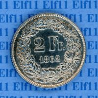 CHF___2.00 1862 unz-stgl 2 Franken