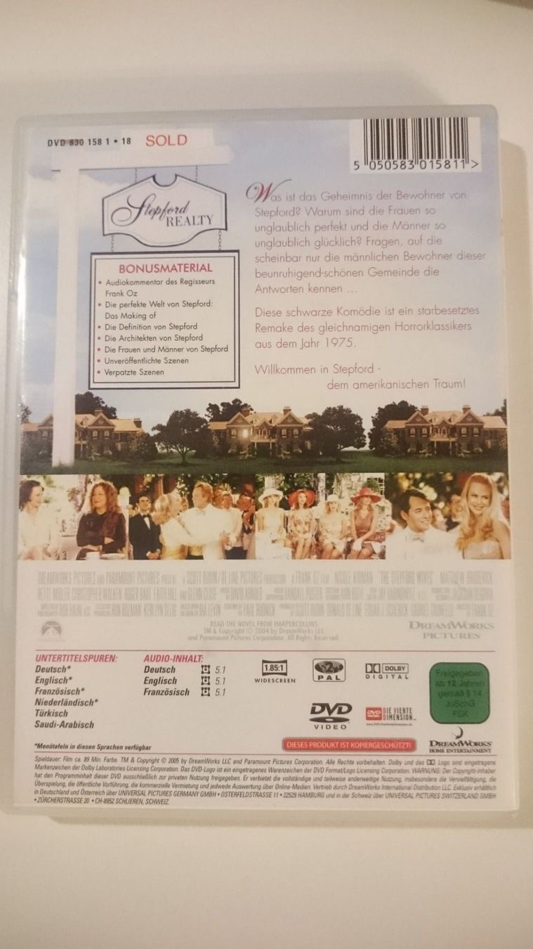 Alle DVDs: Die Frauen von Stepford DVD – Gebraucht aus Unterlangenegg von SteWue 1