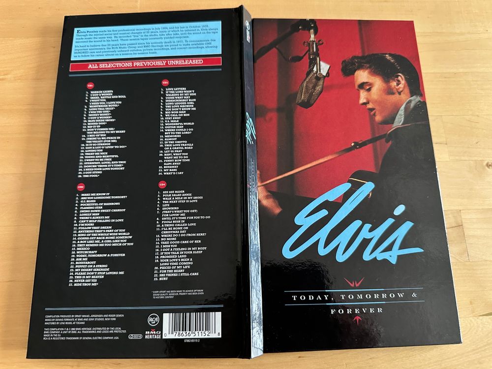 ELVIS PRESLEY Today Tomorrow & Forever tolle 4 CD Box Kult (Gebraucht ...