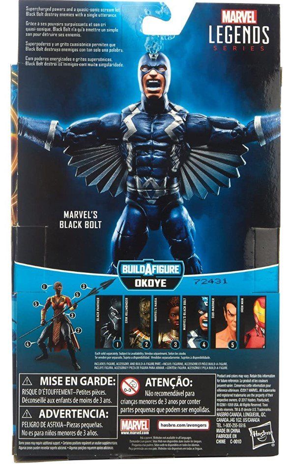 Marvel Figuren: Marvel Legends Serie Black Panther  Black Bolt – Neu und originalverpackt aus Männedorf von Molum 2