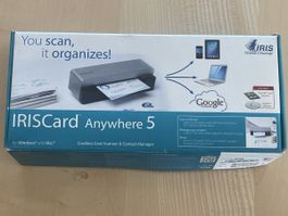 IRISCard Anywhere 5 Visitenkarten Scanner neuwertig