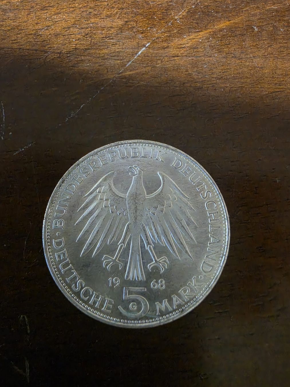 Tutti le monete: 5 Deutsche Mark Silber – Usato da Zürich venduto da NYG041115 1