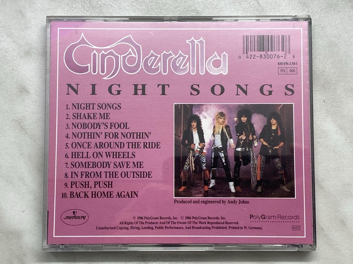 CDs: Cinderella Night Songs – Neuf (Voir description) à Aigle par St_anger 1