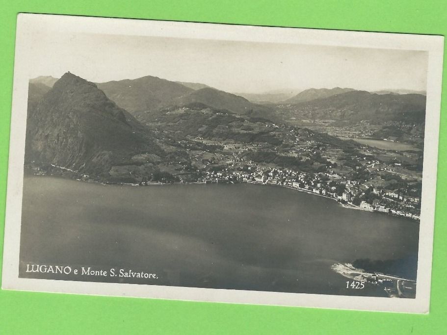 Cartoline postali: Lugano e Monte S.Salvatore – Usato da Zürich venduto da t24_de