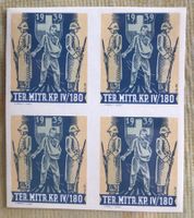 SOLDATEN-BRIEFMARKEN 1939 TER.MITR.KP.IV/180