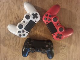3 x Original Controller PS4 Wireless DualShock 4 V2 DEF
