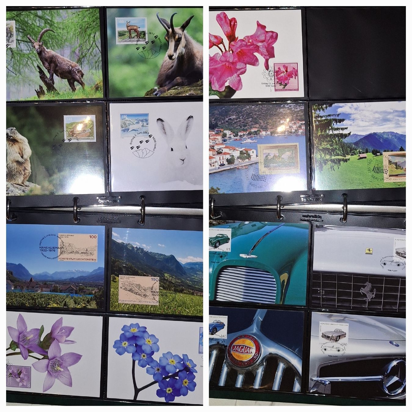 Alle Briefmarken: 159 Maximumkarten Liechtenstein 2010 - 2014  – Gebraucht aus Balgach von SIMEON27 6