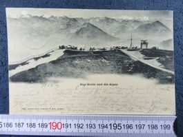 RIGI-KULM 1900 UPU BRIEFMARKE AK LU