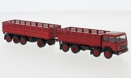 1:87 Brekina Fiat 691, Millepiedi, rot/schwarz