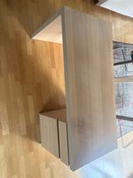 Schreibtisch Holzoptik mit Schubladen