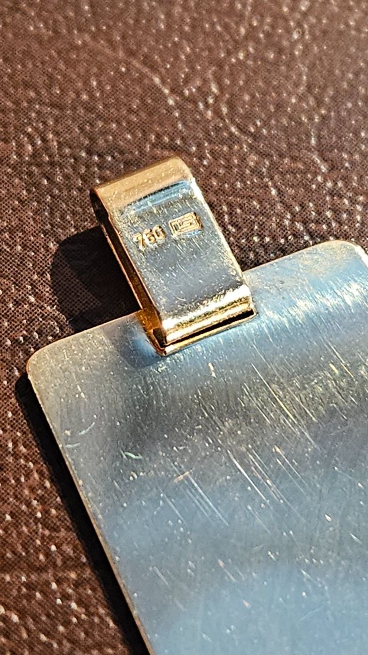 Ciondoli: Anhänger "AN" 750er Gold – Usato da Belp venduto da Ginus85 1
