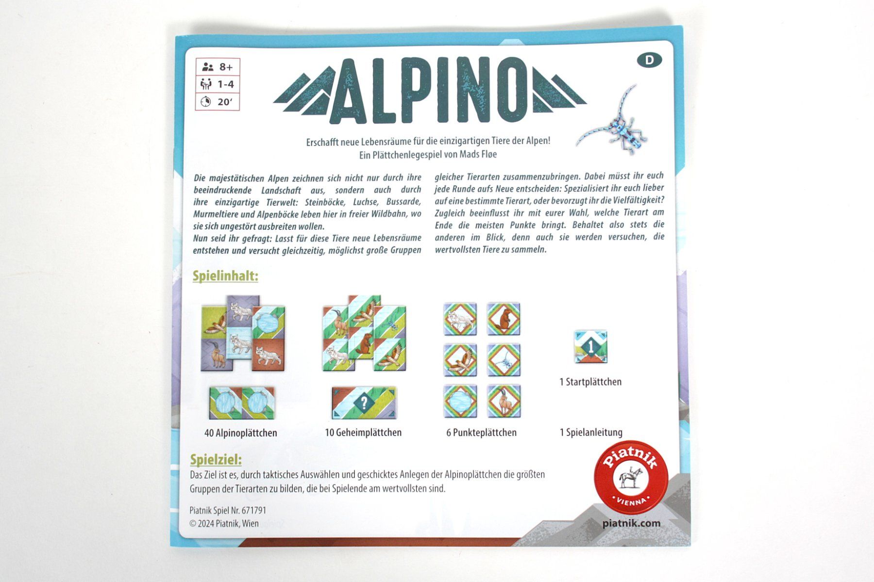 Giochi: PIATNIK Alpino – Usato da Zollikofen venduto da Restwert_Zollikofen 1