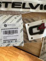 Q4 Emblem schwarz glanz original