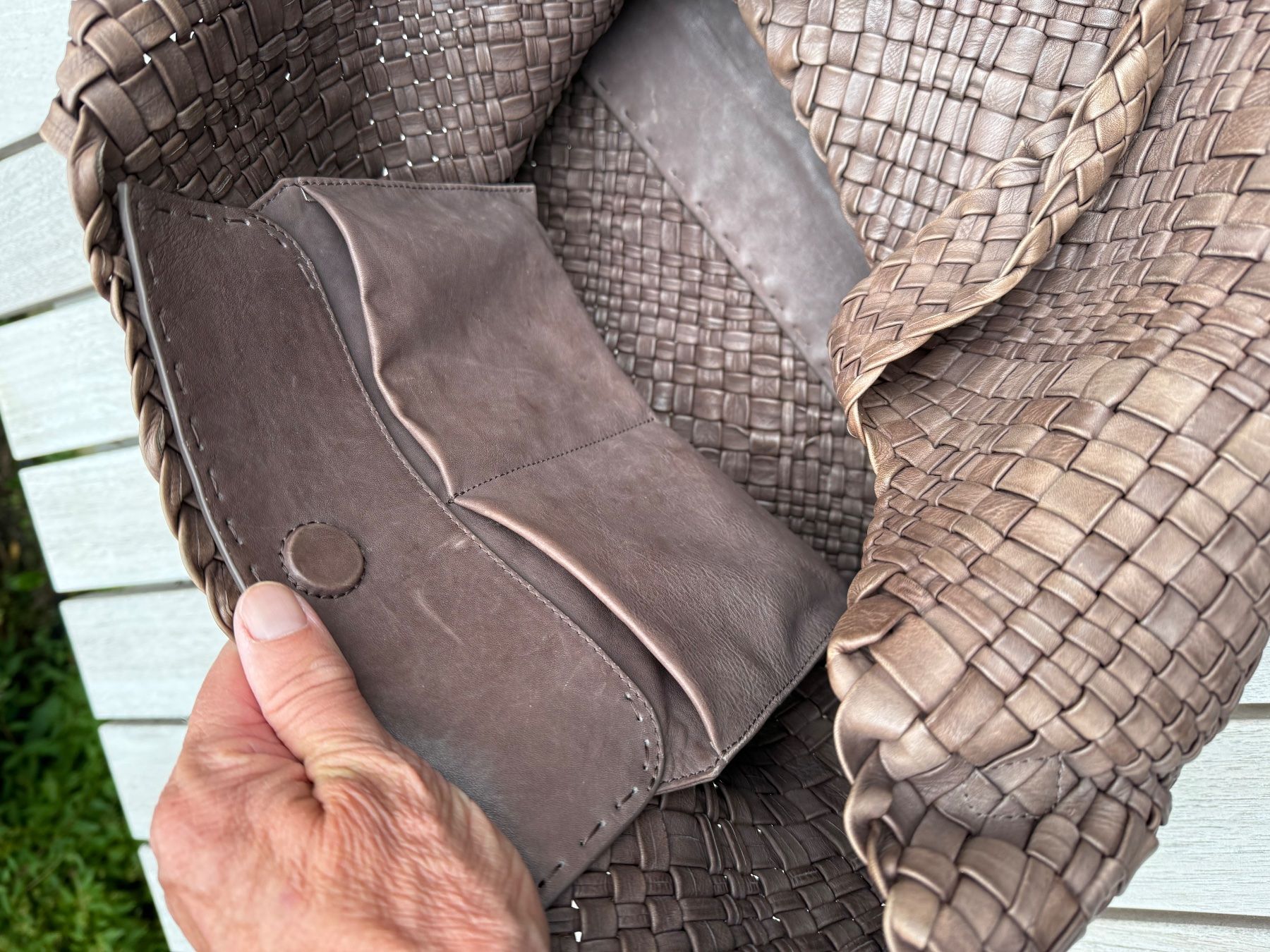 Taschen für Damen: Visona Tasche handgeflochten – Gebraucht aus Herrliberg von Schubi64 2