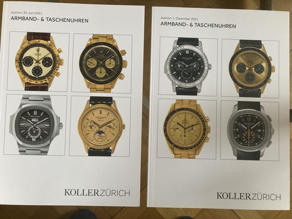Auktionskatalog Koller Uhren, Rolex, Patek Philippe (Gebraucht) in