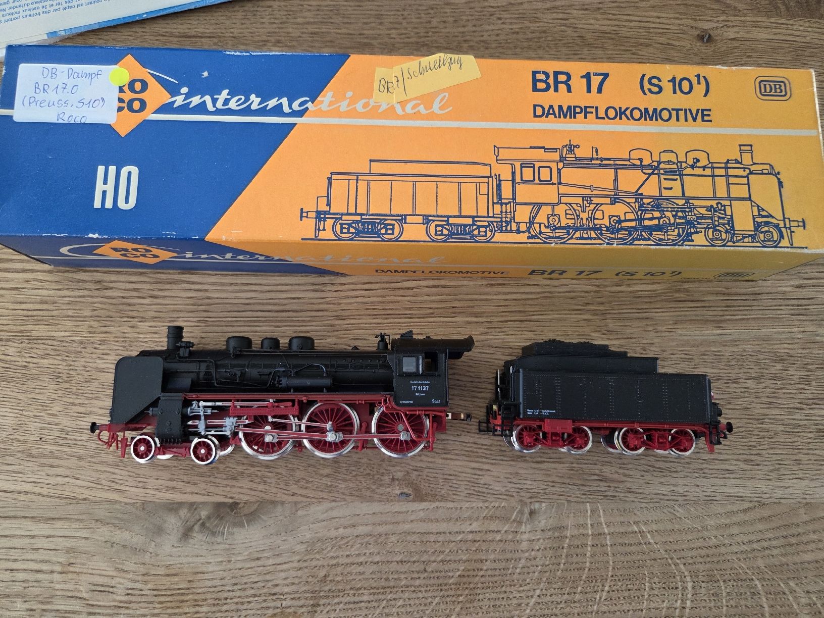 Roco Modellini di ferrovie: Roco 04115 A Dampflokomotive BR 17 – Usato da Berikon venduto da TopLok1