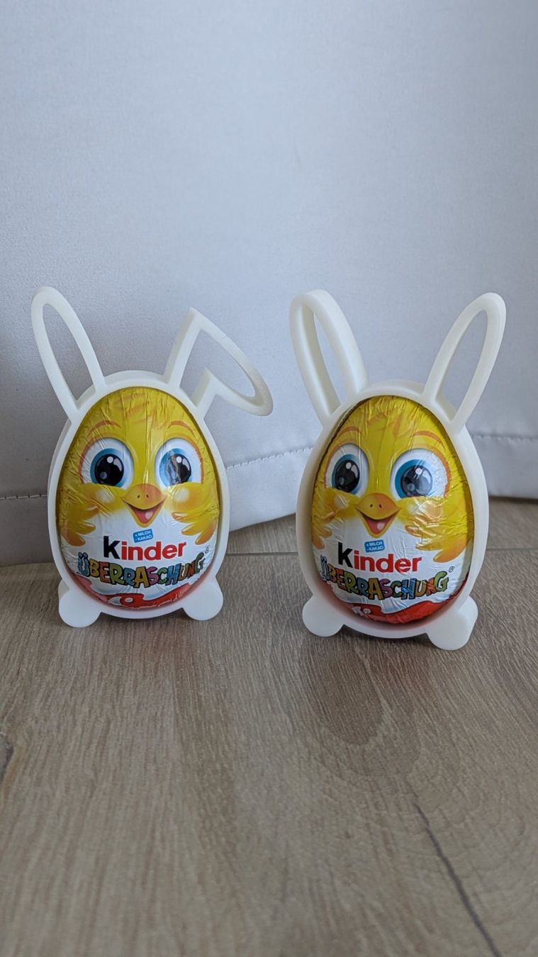 Tutte le decorazioni: Kinderüberraschungs - Halterung - Bunny – Nuovo e nell'imballaggio originale da Staufen venduto da Fleby84
