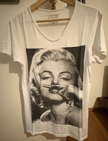 ELEVEN PARIS T-Shirt weiss Gr. S Marilyn & Lady Gaga Motiv