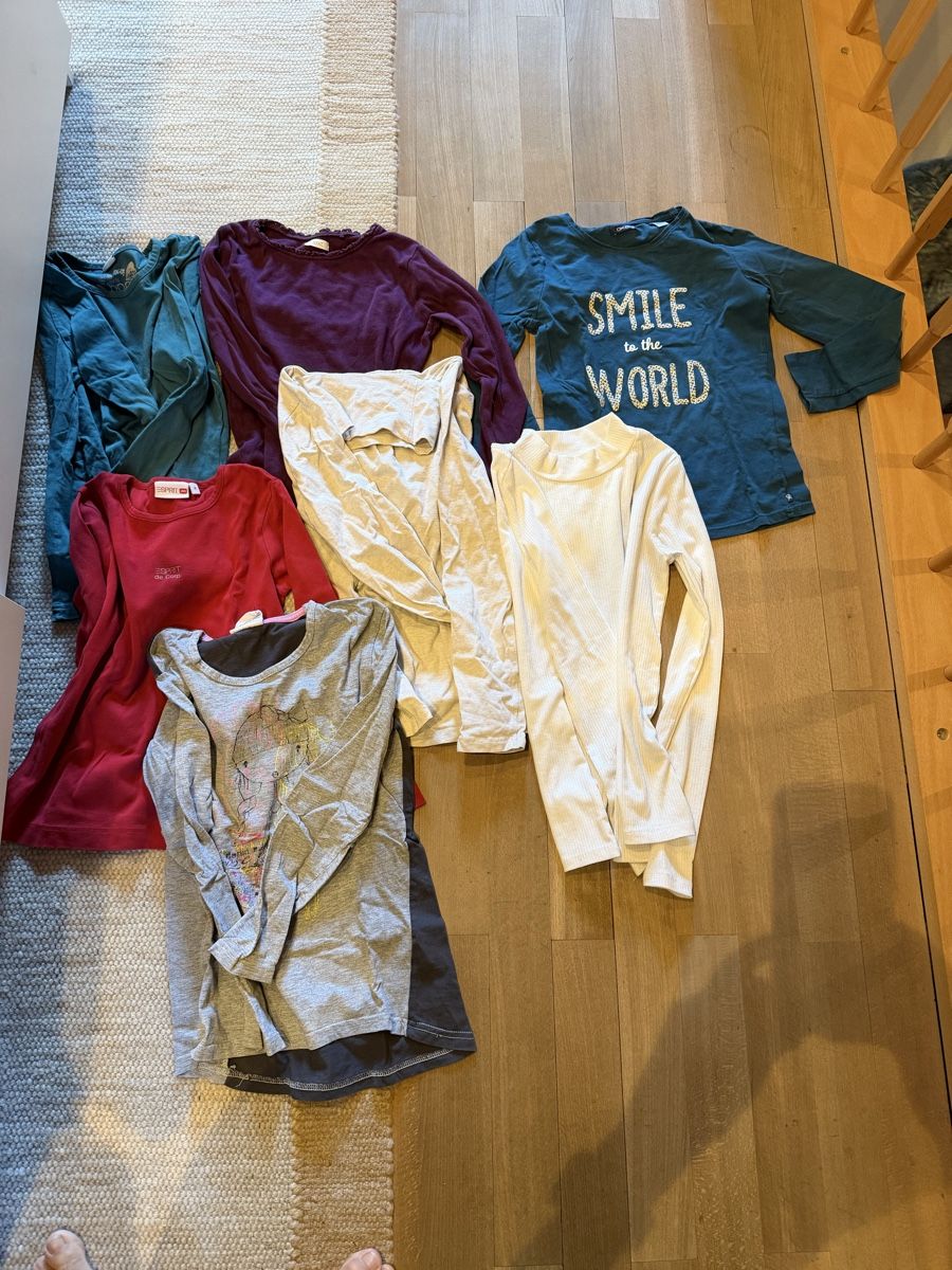 Lotti di vestiti: 6er Pack Kinder Oberteile Langarm ca. Gr 13 – Usato da Baden venduto da Mi0