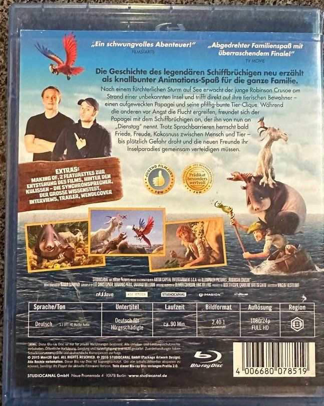 Tutti i DVDs: Robinson Crusoe - Blu-ray - Top Zustand – Usato da Beringen venduto da Mantafisch1 1