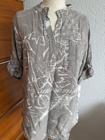 Neuware Bluse Baumwolle Viskose Grösse 42/44