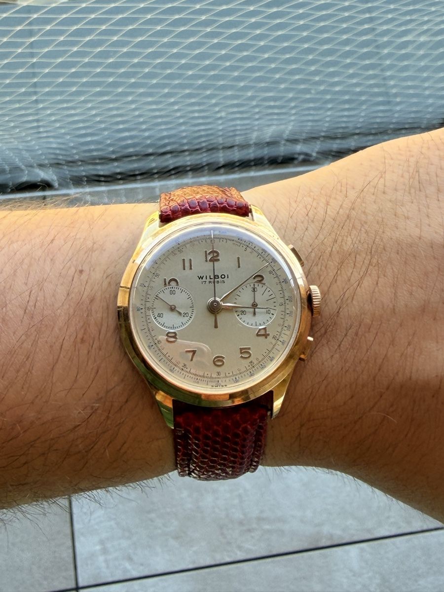 Orologi: Montre chrono Wilboi révisée  – Usato da Prangins venduto da SIM00N 2