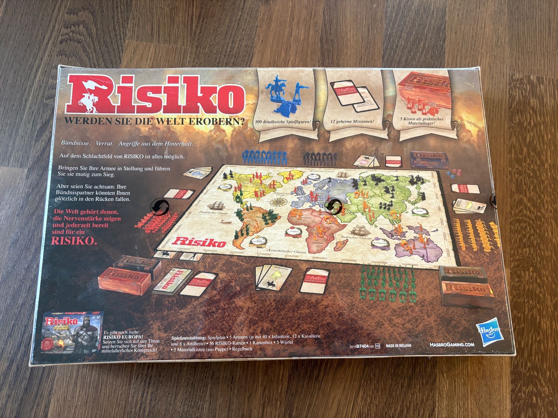 Hasbro Spiele: Brettspiel Risiko original verpackt – Neu und originalverpackt aus Niederweningen von Daniela312 1