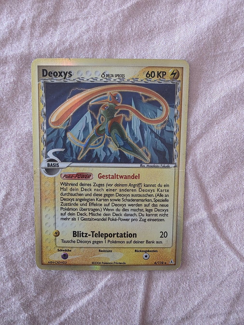 Pokémon Carte collezionabili: Pokemon Deoxys 6/110 – Usato da Rubigen venduto da Lexel42