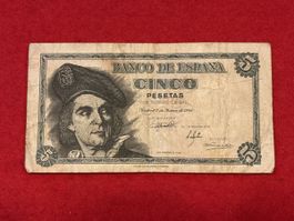 Billet Espagne 🇪🇸 1948