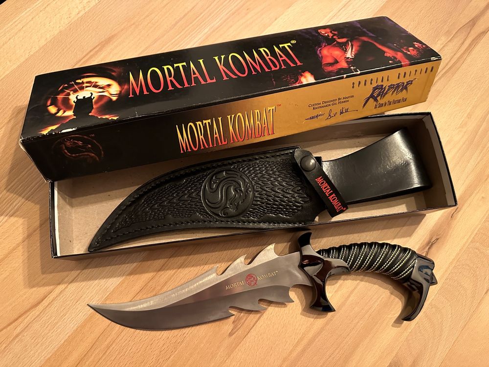 Mortal Kombat Kano Knife Gil Hibben In Box