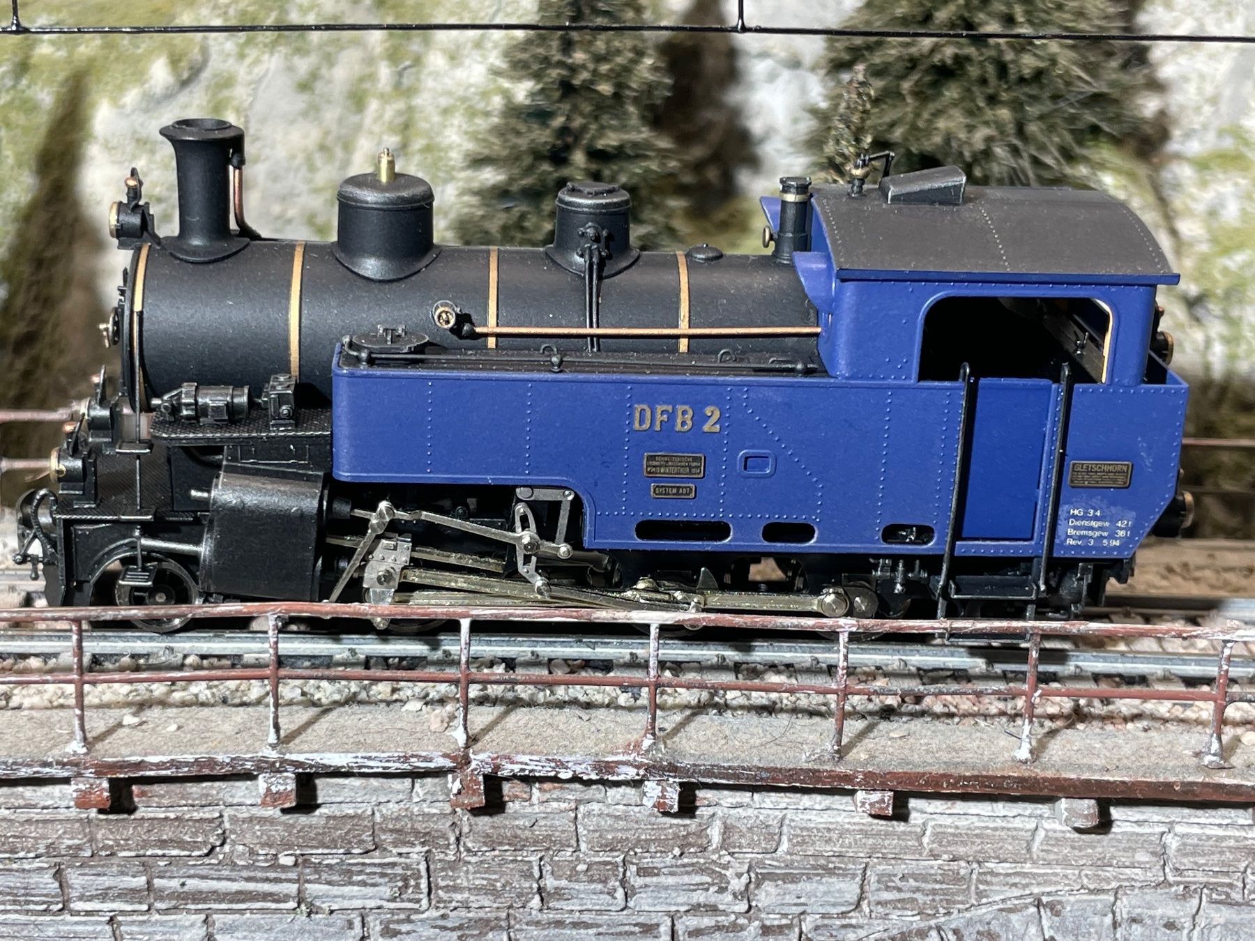 Ferro-suisse Modellini di ferrovie: Ferro Suisse, HG 2/3, DFB, Set 2 – Nuovo (secondo la descrizione) da Krummenau venduto da ferrotech 1
