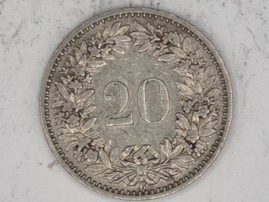 Alle Münzen: 20 rappen 1900 – Gebraucht aus Bure von chap981 1