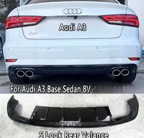 Heckdiffusor Diffusor ABS Glanz für AUDI S3 + A3 8V S-Line