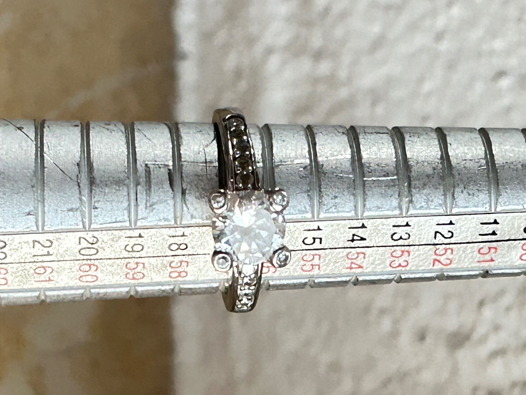 Anelli: Eleganter Silberring mit Zirkonia, Grösse 57 – Usato da Basel venduto da bellespirit 8