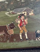 Appenzeller Malerei auf Holz, sig. Jten 1980