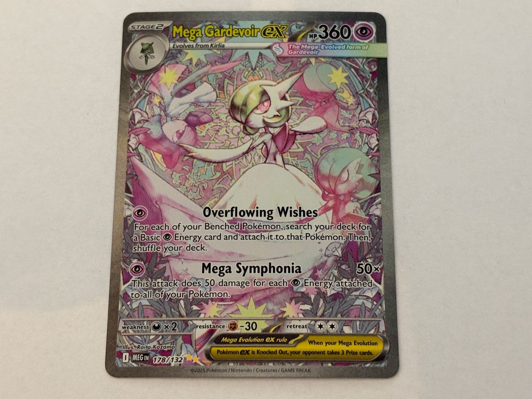 Pokémon Sammelbilder & Trading cards: Pokemon Mega Gardevoir ex 178/132 EN selten – Gebraucht aus Zürich von Dudu2020