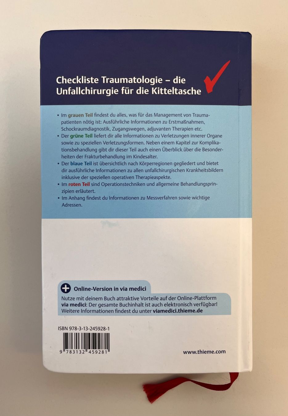 Livres: Checkliste Traumatologie 9. Auflage – Neuf (Voir description) à Wittenbach par doa_bfr6 1