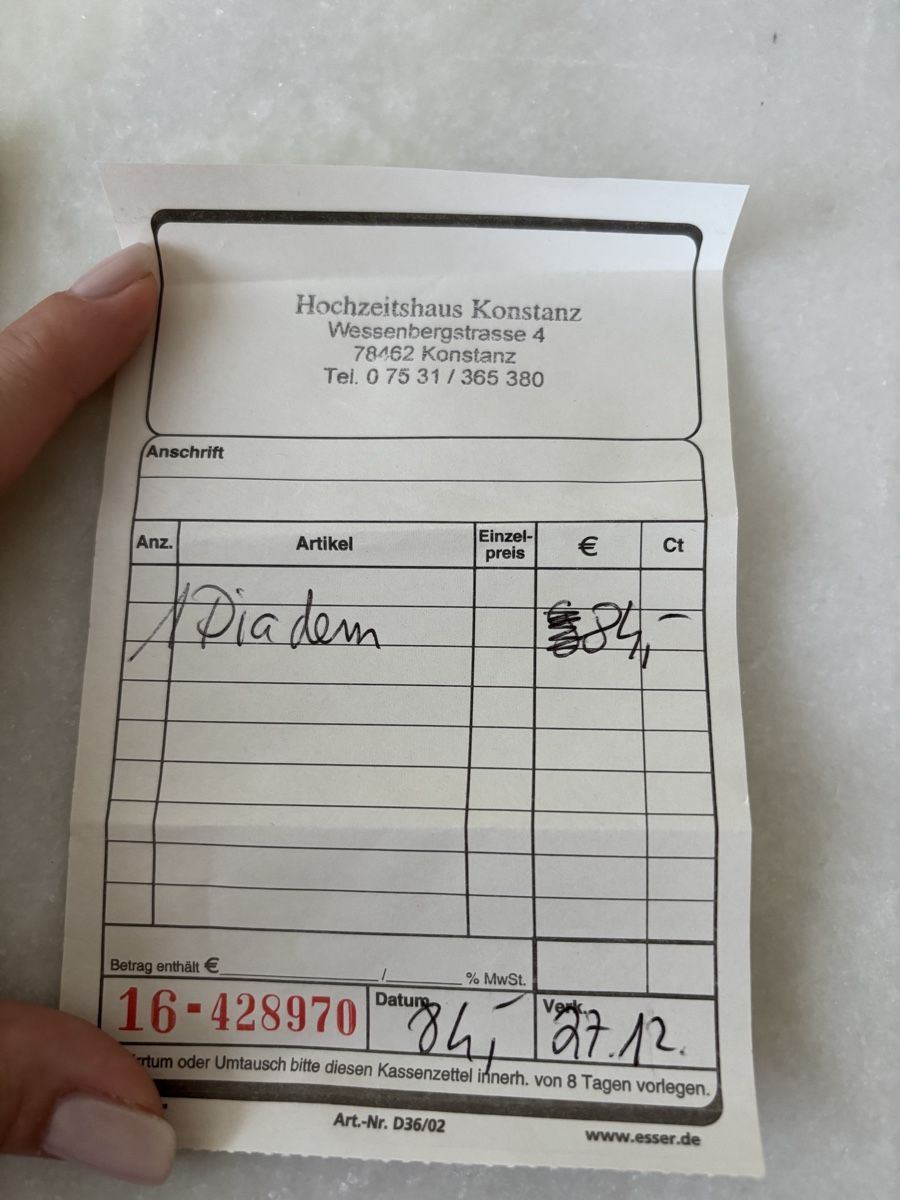 Haarschmuck: Diadem mit Perlen Hochzeit – Neu (gemäss Beschreibung) aus Wädenswil von S.ke 3