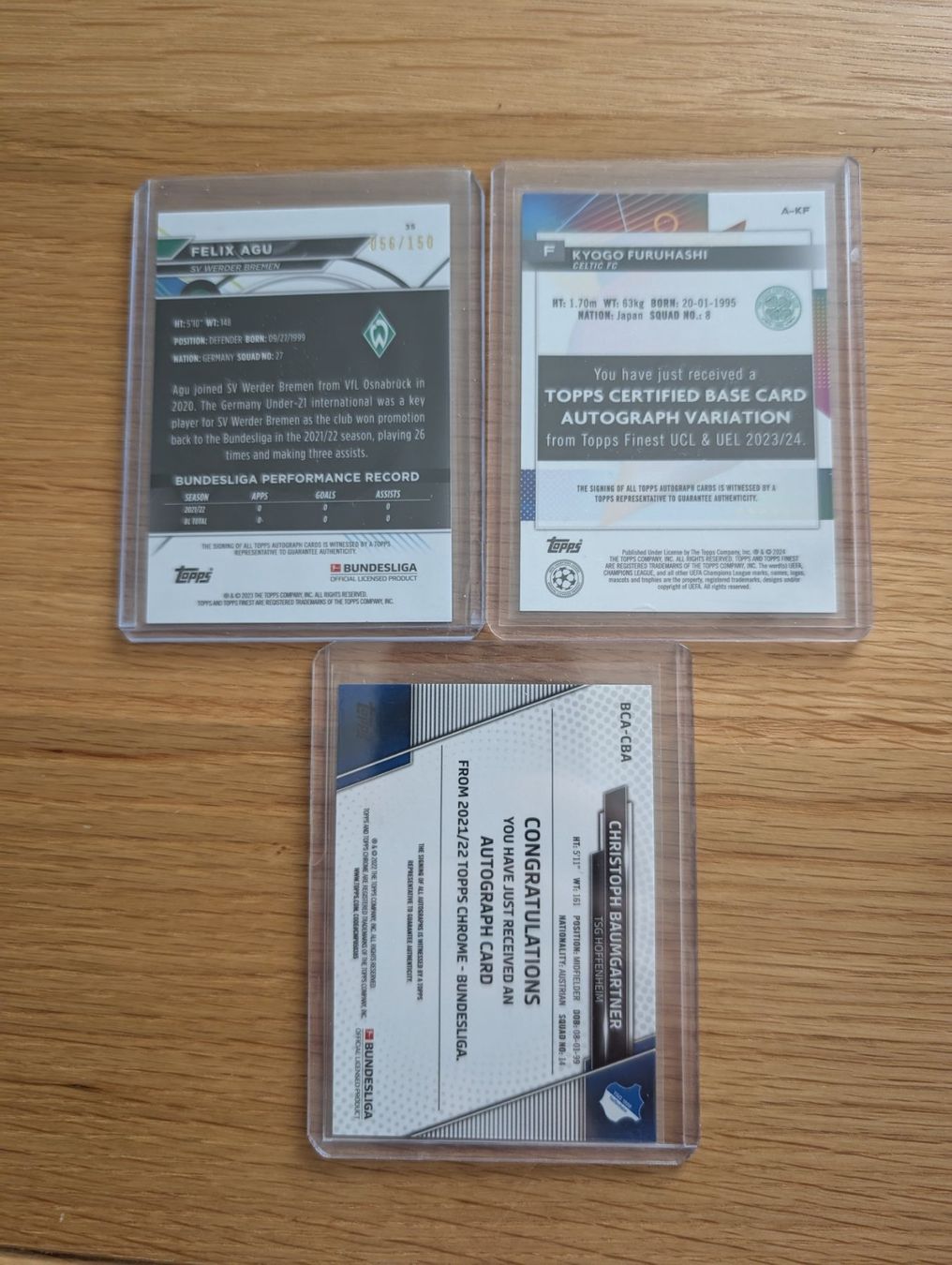 Panini Carte collezionabili: Bundesliga+Celtic Glasgow - Autogramm Lot – Usato da Zürich venduto da Brunsketti 1